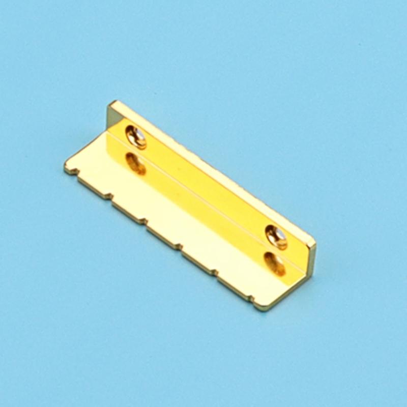 1Pc Pre-slotted Adjustable Metal Guitar Nut 6 Strings Slotted L-Shaped Style Electric Guitar Replacements Guitar Parts