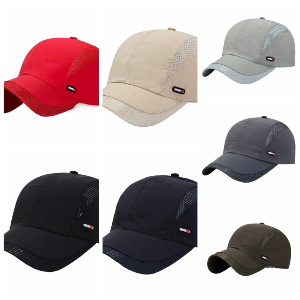 Sun Protection Quick Dry Cap Ultra-Thin Sports Hat Adjustable Mesh Baseball Cap  Cycling