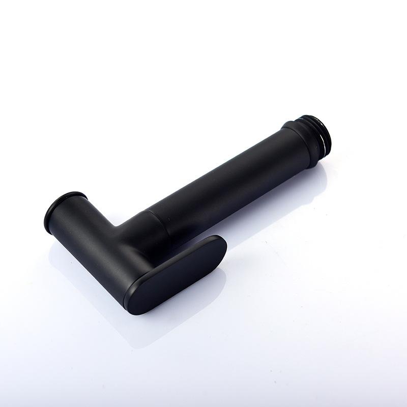 Brass Black Handheld Bidet Sprayer Set Spray Gun Shower Handheld Toilet Bidet Faucet Portable Bidet Sprayer Shower Set