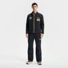 Fila Ski Series Fleece Lined Warm Minimalist Stylish Casual Sports Training Versatile Comfortable Jacket Men Jackets Deep-Black A11M546503FBK