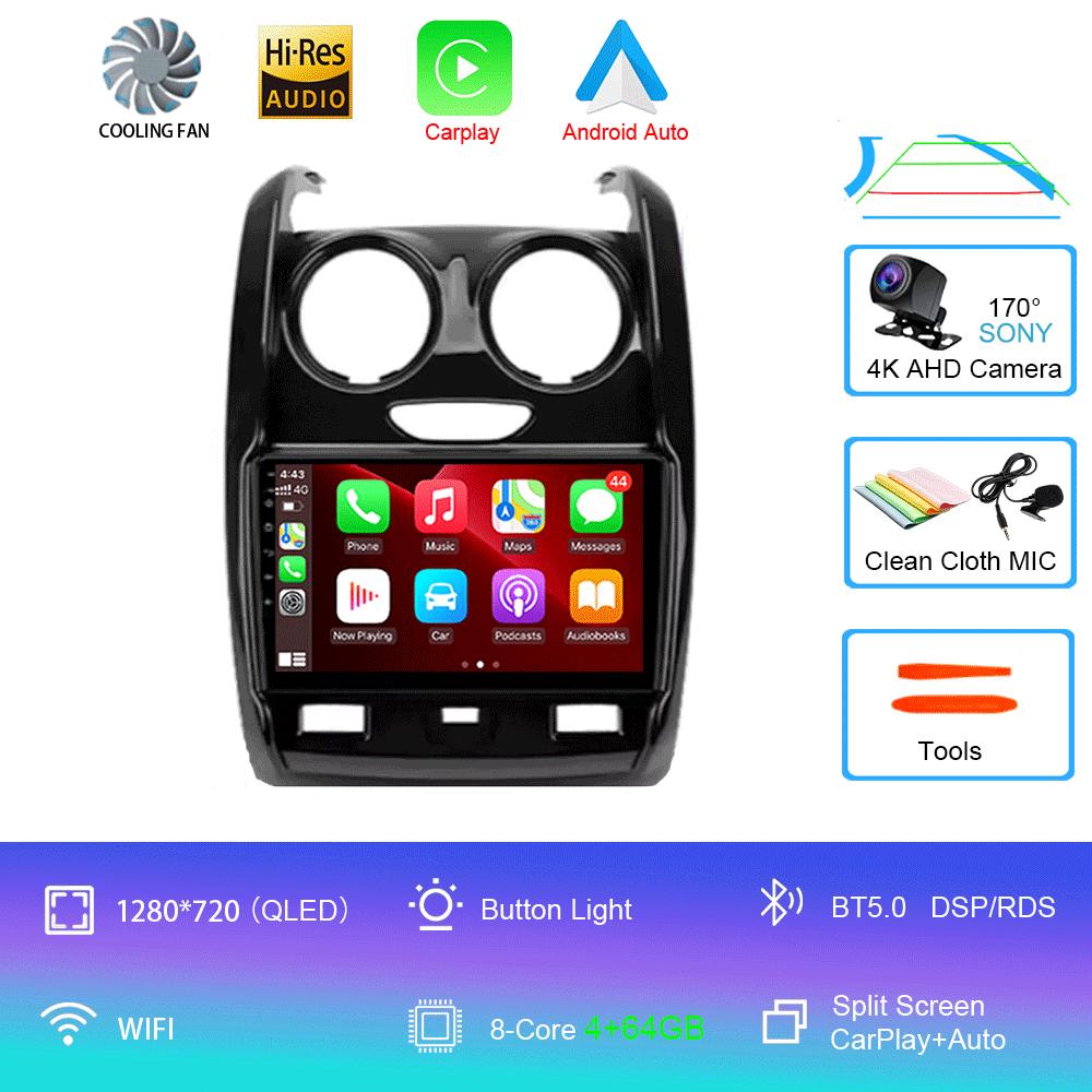 Android 14 Car Radio For Renault Duster 2015 - 2021 For LADA Largus 2021 Multimedia Video Player Navigation Stereo GPS