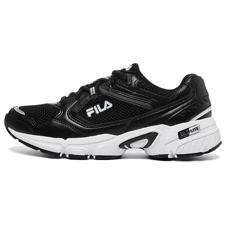 

FILA Textile, Mesh Low top Running Shoes Unisex Black Korean Style 1RM01141D_021 265
