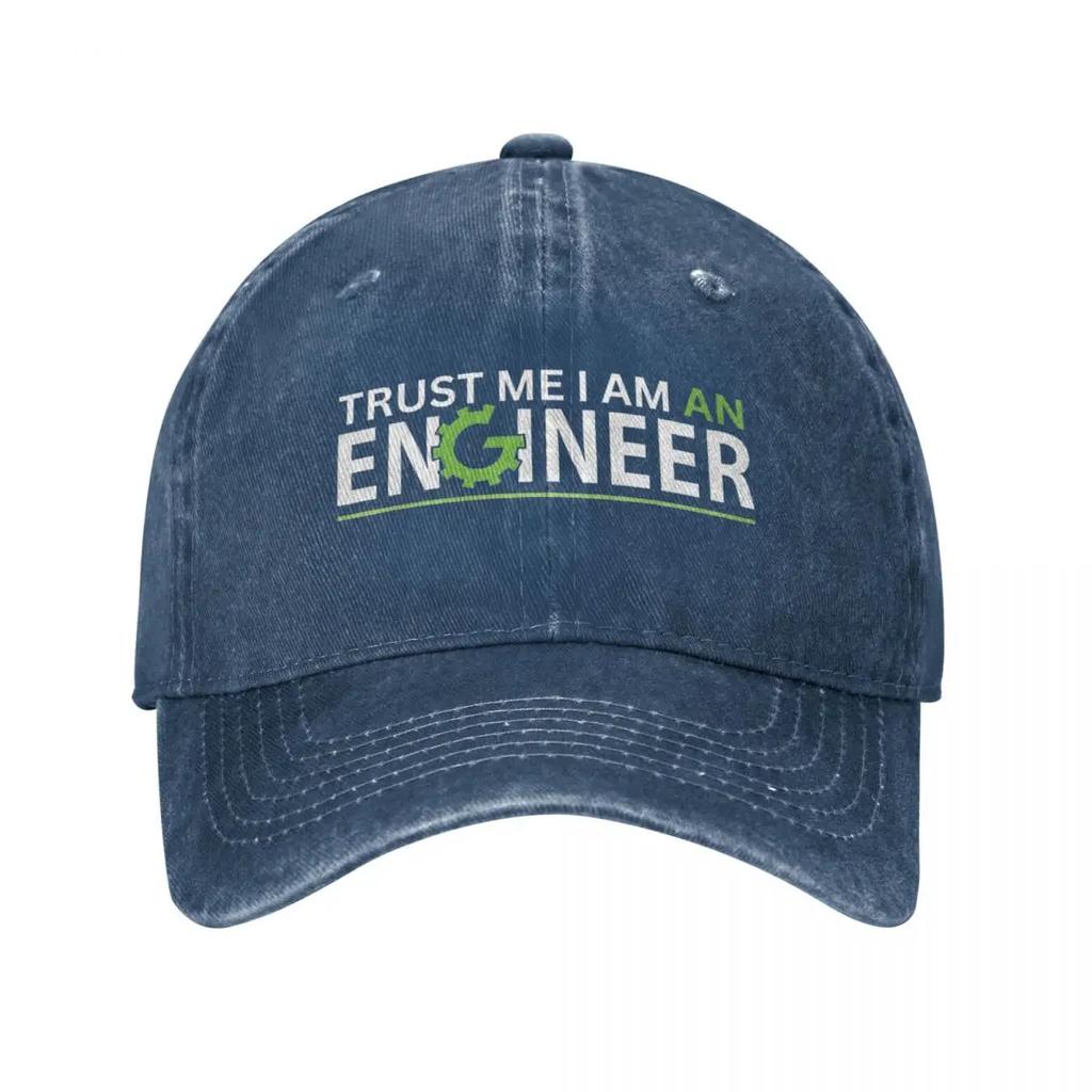 Trust Me I'm An Engineer Meme Mechanical Unisex Baseball Cap Engineering Quote Distressed Washed  Hat Outdoor Snapback Cap