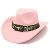 Classic Western Style Cowboy Hat Hard Styling Hat Can Be Worn In All Seasons Outdoor Cycling Travel Visor Versatile Top Hat