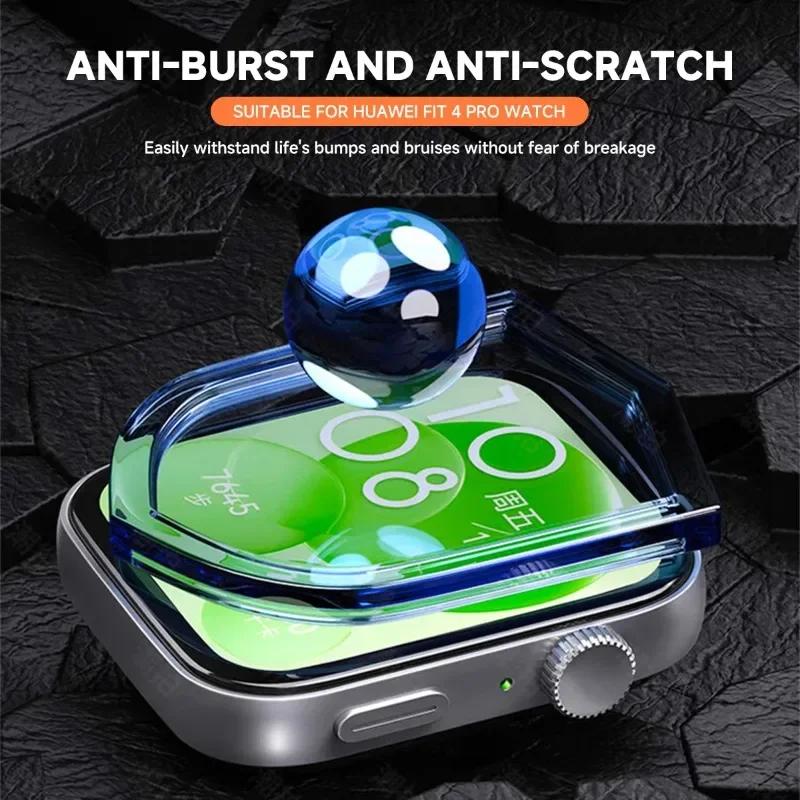 NEW 1-5PCS Tempered Glass Screen Protector For Huawei Watch Fit 4 Pro Screen Protective Film For Huawei Watch Fit4 Pro Accessory