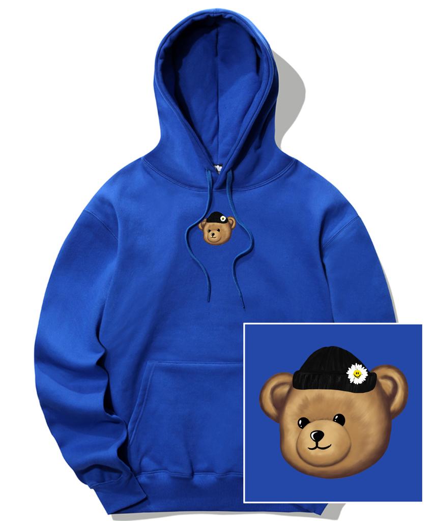 Beanie Bear Logo Hoodie - Blue