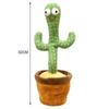 Kids Electronic Shake Dancing Toy with The Song Plush Cute Dancing Cactus Toy Early Childhood Education Toy for Children
