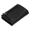 Men Business Name Card Holder Fashion Aluminium Alloy Card Box Zipper Coin Purse