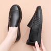 Middle-aged and Elderly Women's Spring and Autumn Loafer Shoes Mom's Soft Sole Flats Granny's Comfortable Non-slip Flat Slip On Shoes