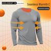 Men's Seamless Thermal Long-Sleeve Shirt for Autumn & Winter