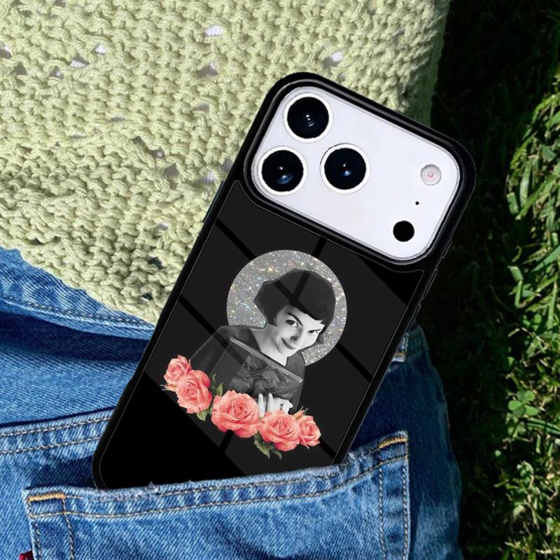 Amelie Filmplakat weiche Handyhülle für IPhone 11 12 13 14 15 16e 17 Pro Max Hülle für IPhone 17 Air