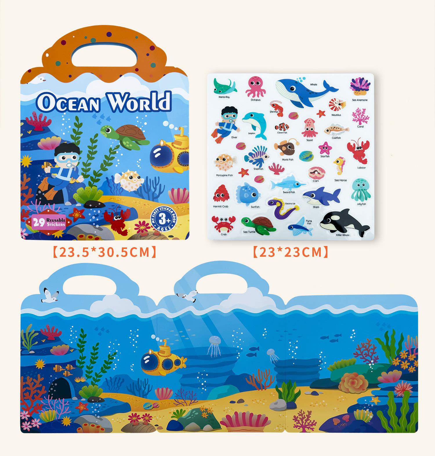 Монтессори Тихая Книга для Детей Пазл Распознавание Слов Раннее Развитие Просвещение Наклейки Книга-Игрушка для Детей