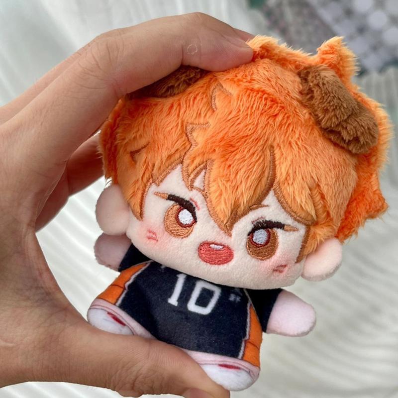 10cm Anime Actionfiguren Haikyuu Plüschtier Hinata Shoyo Schlüsselanhänger Tobio Kageyama Yu Nishinoya Taschenanhänger Volleyball Fans Puppe