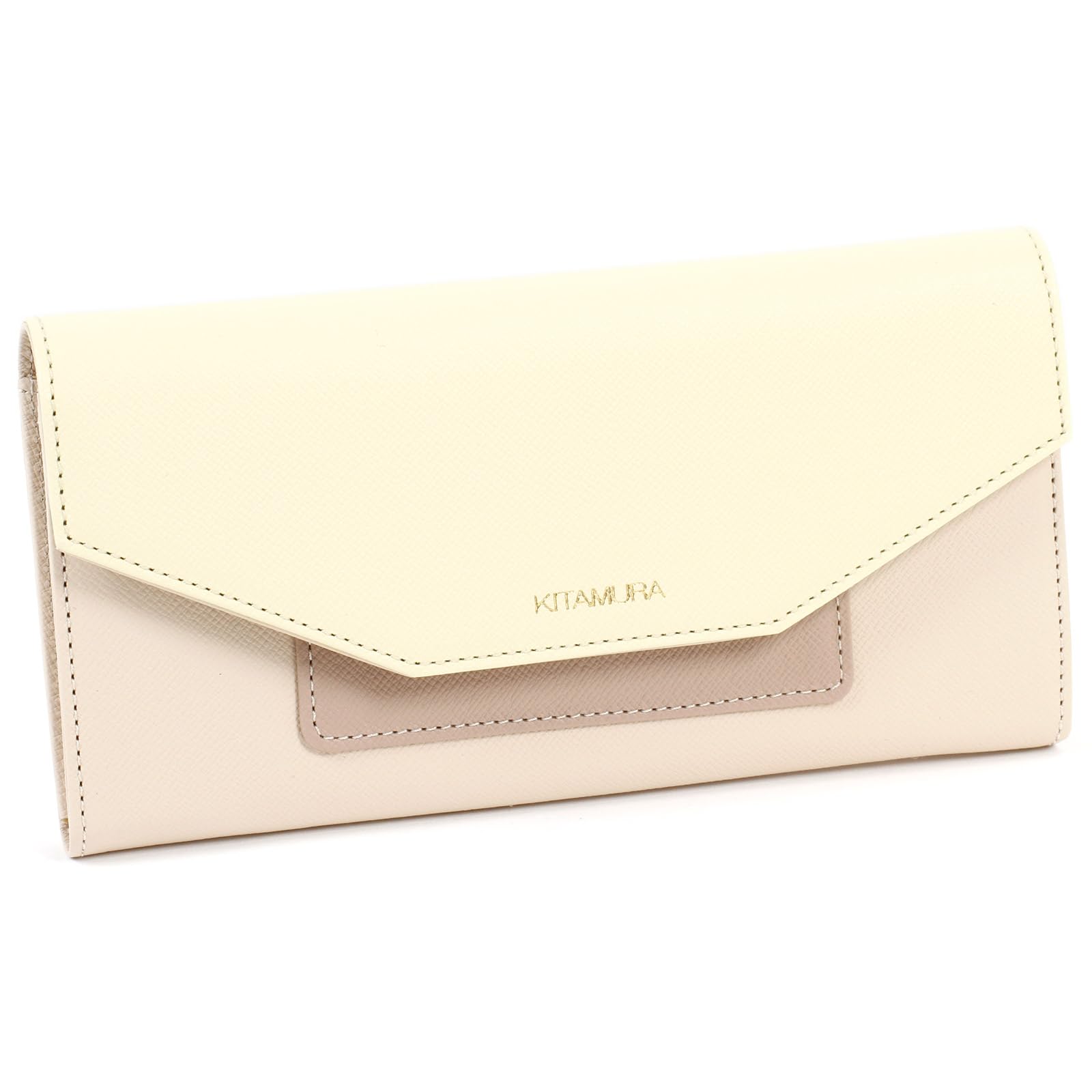 

long wallet PH0784 50401 [Kitamura] 3-color Beige/Yellow