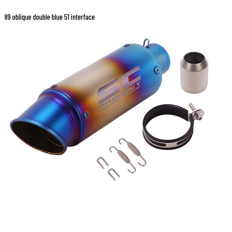 Universal SC Street Motorcycle Exhaust Tailpipe for Yamaha, Kawasaki, Honda