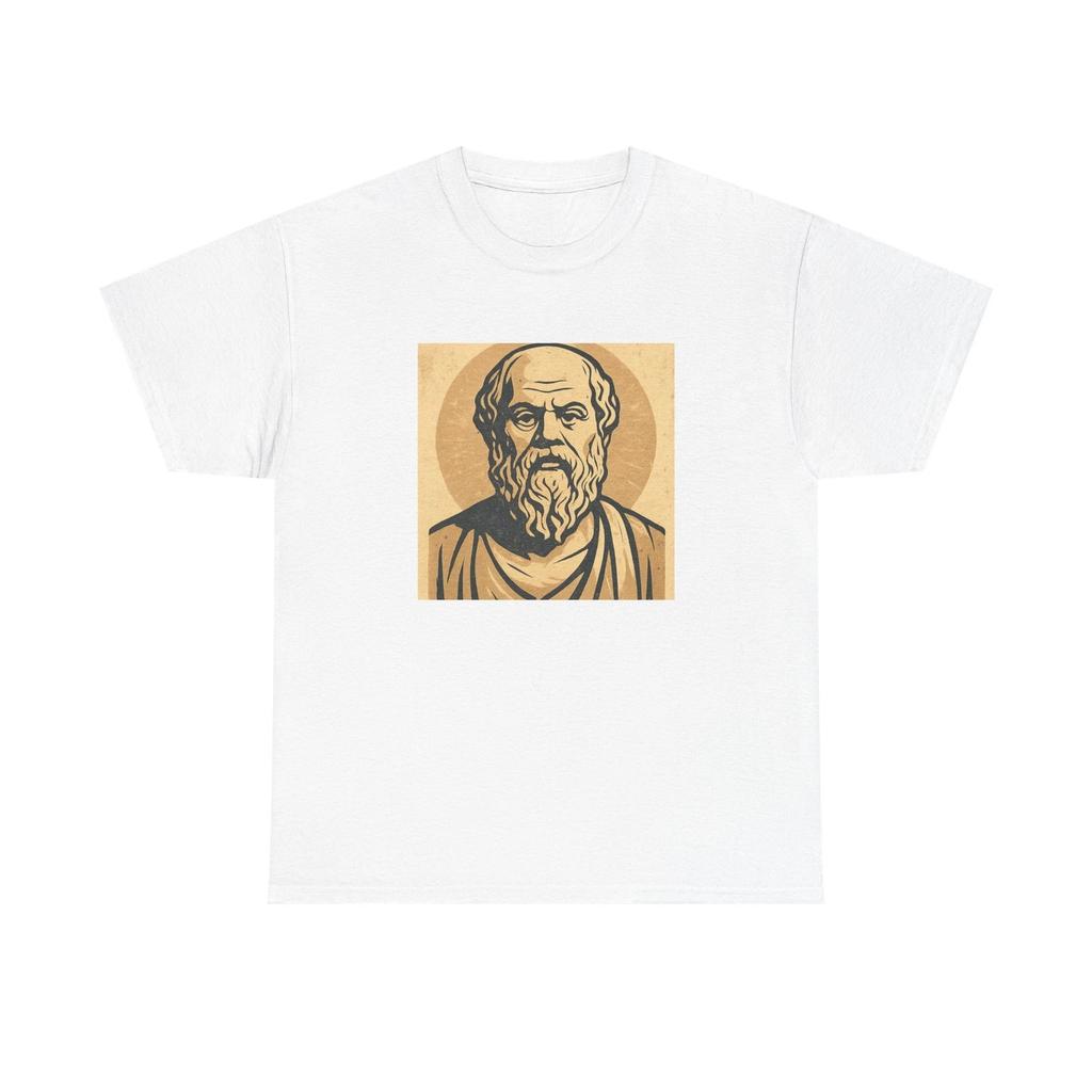 Unisex Tričko pro dospělé Sokrates Retro Filozofický Grafický Design