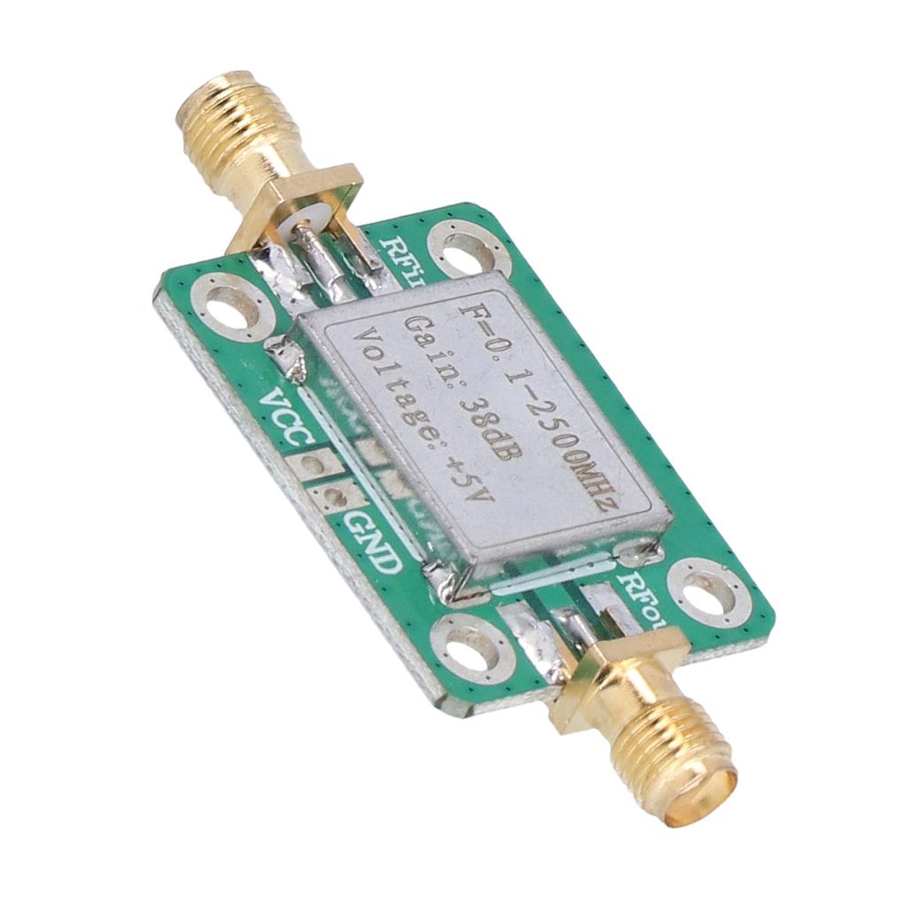 RF Amplifier Microwave Module High Gain Board Low Noise Receiver Accessory 0.1‑2500MHz 38dB