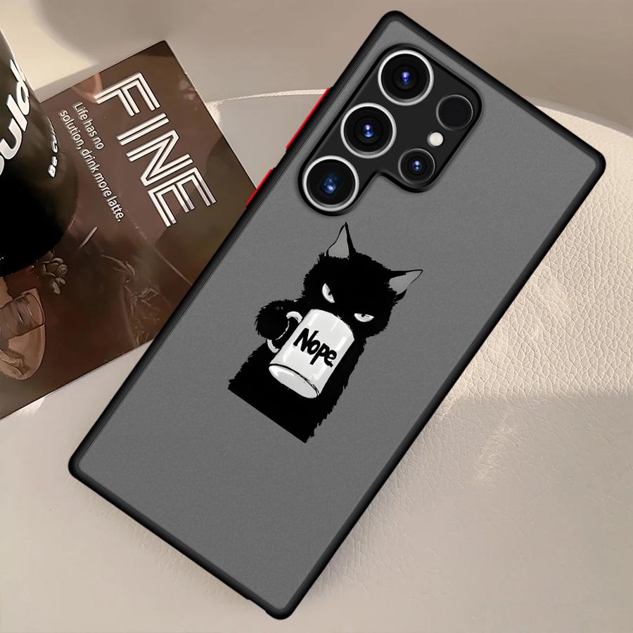 Cartoon Cat And Mouse Case for Samsung Galaxy Note 20 Ultra 10 S21 S24 Plus S22 S26 S20 S25 S23 FE Phone Cover