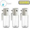 1/2PCS 550ml Glass Oil Spray Bottle 2in1 Spray Bottle Pourer Fitness Fat Loss Camping BBQ Vinegar Sauce Sprayer Cooking Utensils