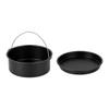 2pcs Round Cake Pan Non-Stick Baking Dish Set Reusable Air Fryer Mold Liner  Bakeware
