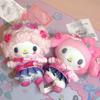 Sanrios Heisei Shining University Gen 2 Plush Toy Keychain Melody Kuromi Piano Spicy Girl Decoration Bag Charm Girly Bestie Gift