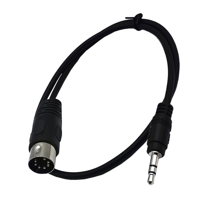 3.5mm To DIN7Cable DIN7P Male To 3.5mm Male Audios Cable for High Fidelitys Sound Transmission for DIN7 Stereo Equipment