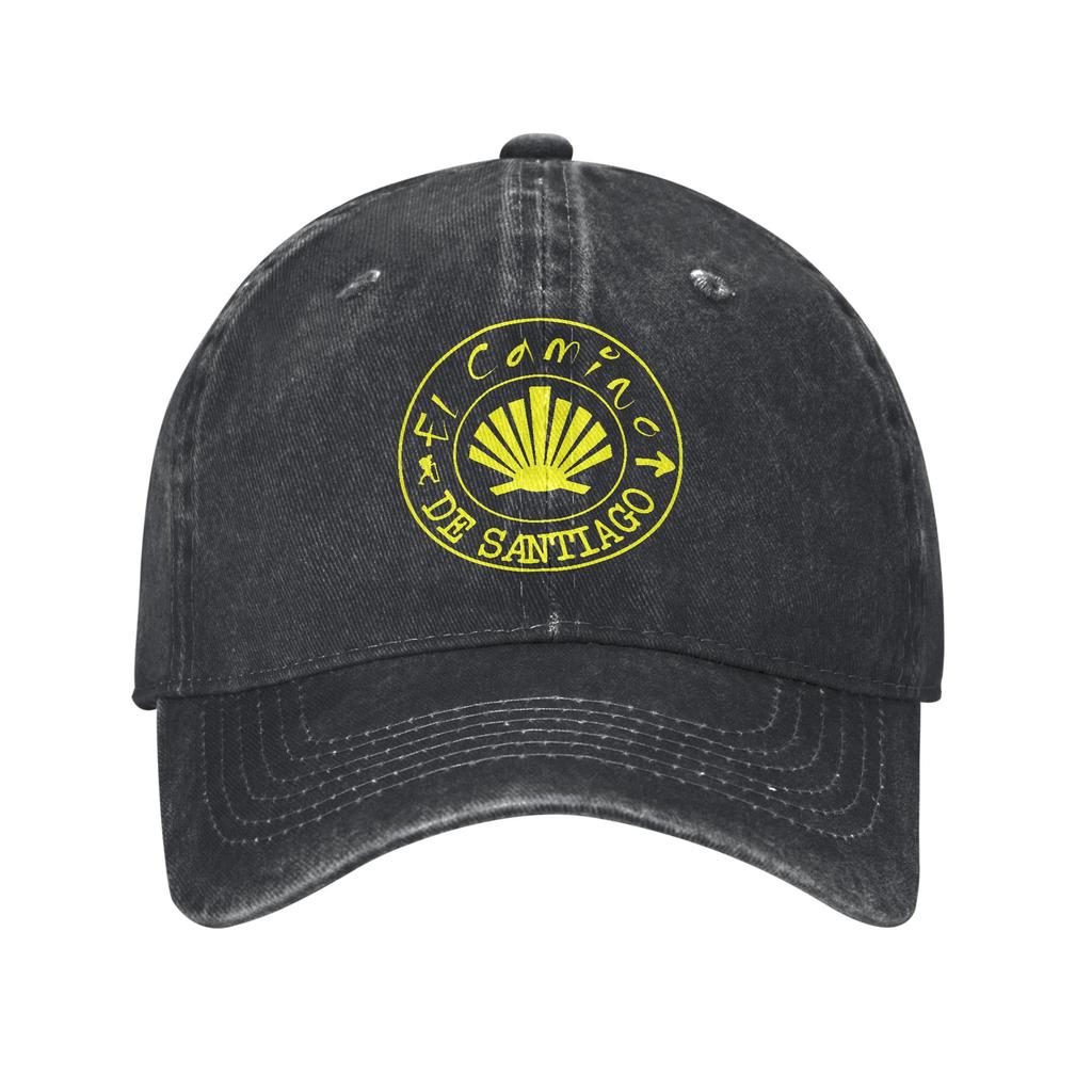 Unisex Camino De Santiago Cap Merch Baseball Cap Retro Trucker Hats Adjustable