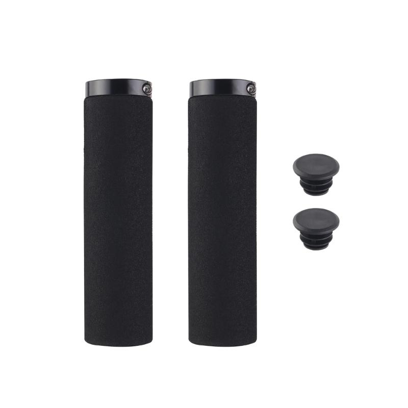 1Pair Foam Bicycles Handlebars Grips Soft Shock Absorption Handle Bar Cover for Stability And Control Easy To Install