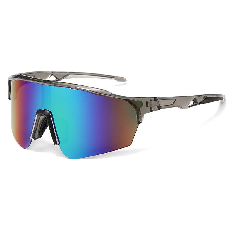 New Ski Sports Sunglasses Outdoor Cycling Sunglasses Integrated Bicycle Windshield Glasses YK9862