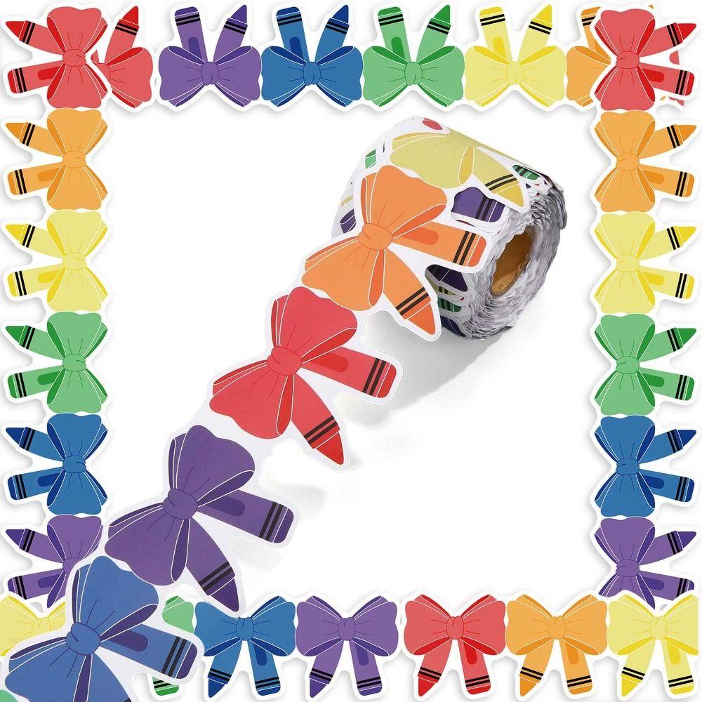 Self-Adhesive Bulletin Board Trim Blackboard Decorative Stickers  for Classroom Decorations