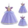 Girls' Belle Princess Cosplay Dress - Formal Halloween & Christmas Outfit