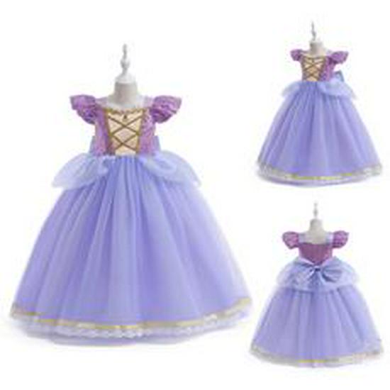 Girls' Belle Princess Cosplay Dress - Formal Halloween & Christmas Outfit