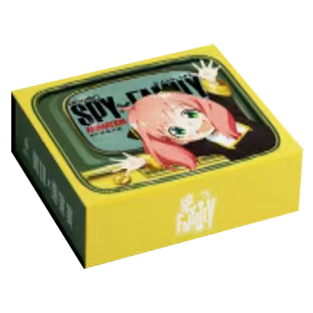 Caja con tarjetas exquisitas oficiales y genuinas de la serie SPY × FAMILY para entusiastas del anime, colecciones navideñas, tarjetas de juguete, regalos