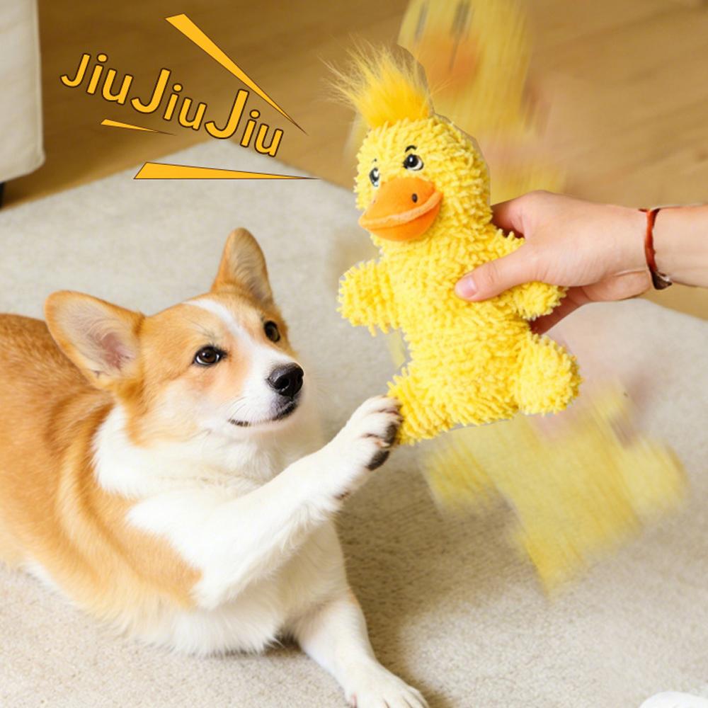 Squeaky Dog Chew Toys Bear Plush Dog Toys To Keep Them Busy, Built-in a Squeaker for Small Animals Pet Dogs Puppy Teething