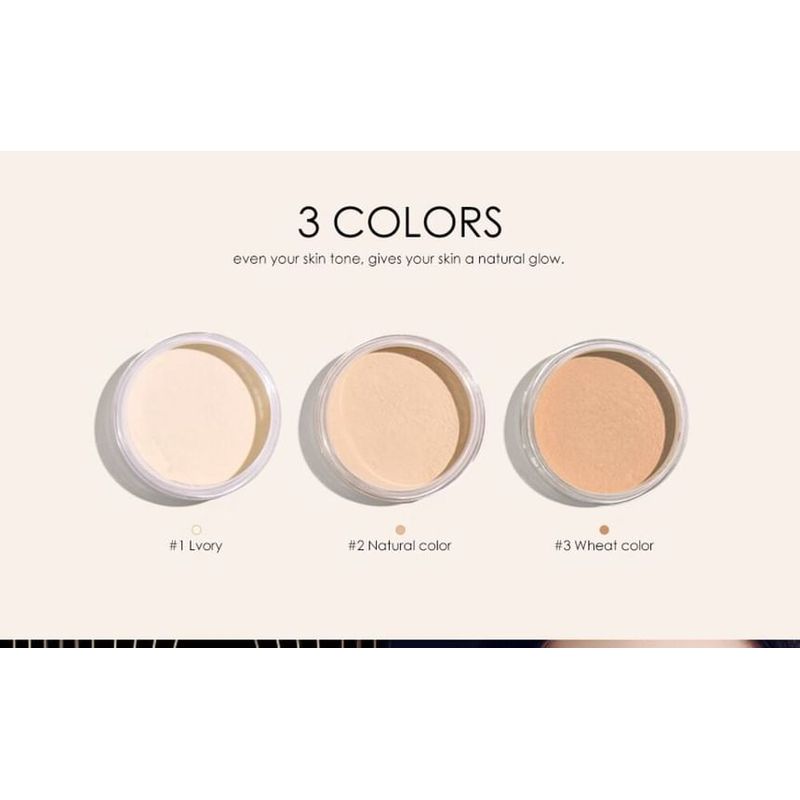 FOCALLURE - Invisible Finish Loose Setting Powder - 3 Colors