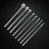 8 Pieces 2.35mm Shank  Spherical Head  Grinding Bits Rotary Grinding Wheel Head Grinding Burr Dril