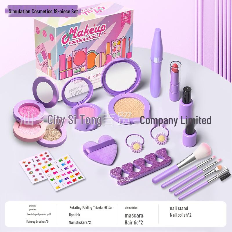 Tocador de Juguete para Niñas con Maquillaje y Joyas, Incluye Bolso de Princesa