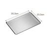 Stainless Steel Shallow Baking Pastry Tray Fruit Sancks Food Storage Plates Non-Stick Dishes Cake Pan Cookware For Kitchen