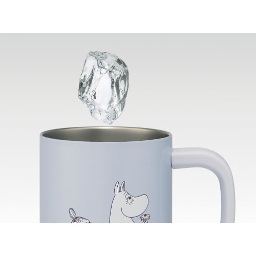 Skater Insulated Stainless Steel Mug with Inner Cup, Vacuum Insulated, Double-Walled, Moomin Design, 320ml/330ml, TMG4NI