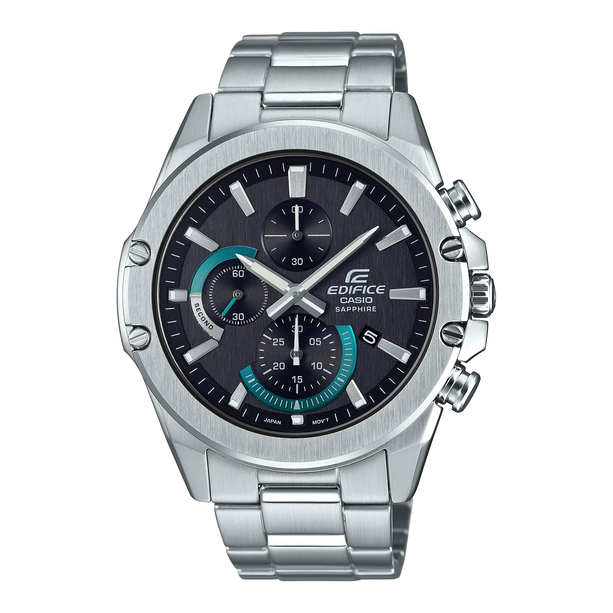 

Casio Edifice Men s Stainless Steel 100M Water Resistant Analog Quartz Watch EFR-S567YD-1A чёрный