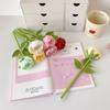 1pcs Smooth Writing Peony Ballpoint Pen Bouquet Simulation Stationery Pen Funny Flower Pen  Gift