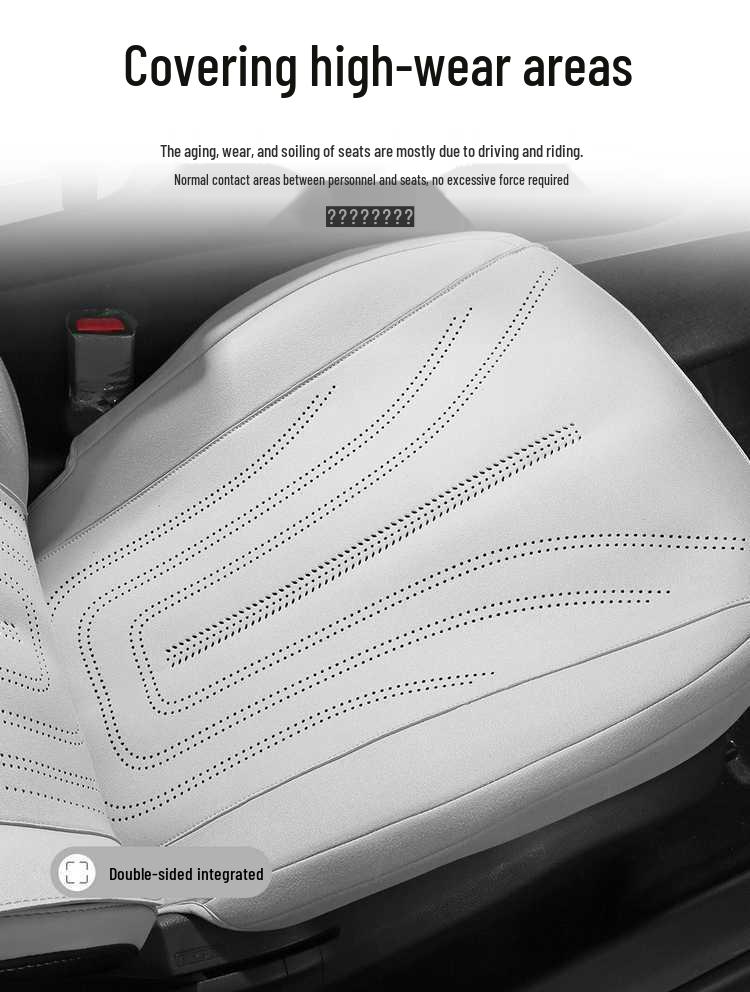 Funda de Cojín de Asiento de Ante para BYD Sea Lion 05EV - Ajuste Universal para las Cuatro Estaciones