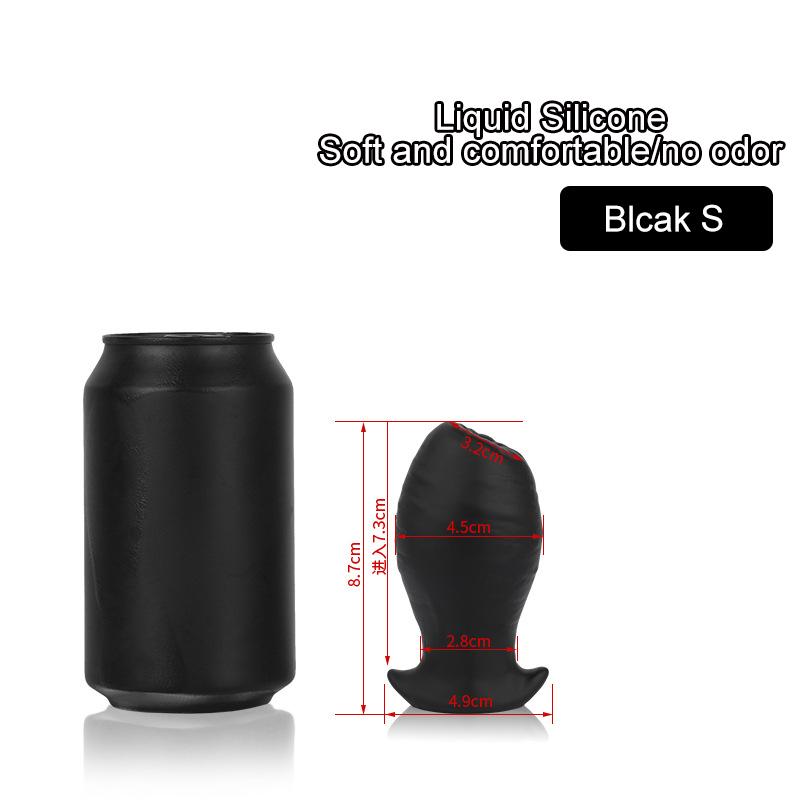 Anal Egg Plug Liquid Silicone Butt Plug Adult Sex Toys for Women Men Gay Dildo Anal Expander Prostate Massage Anal Plug