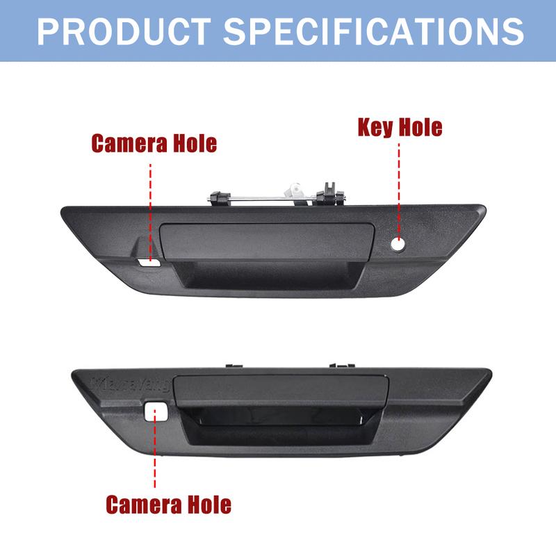 Exterior Tailgate Door Handle With Holes 69090-0K110 69090-0K120 For Toyota Hilux Revo Pickup 2015-2021 690900K110 690900K120