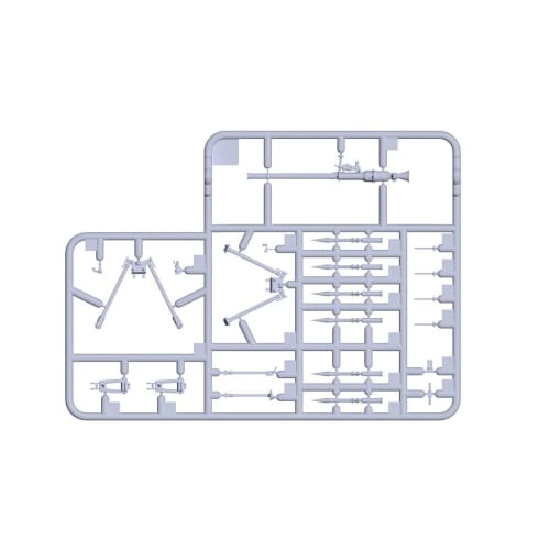 AK Interactive 1/35 Scale Soviet Infantry Support Weapon DShKM & SPG-9 Set Plastic Model Kit AK35005