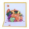 3D for Pop Up Thanksgiving Pumpkin Greeting Card Surprise Mysterious for Autumn Children Festival Holiday Gift