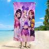 1pc K-pop Anime Idol Girl Group Beach Towel Microfiber Soft Quick Dry Gym Sports Towel Bath Towel for Bathroom Swimming Outdoor