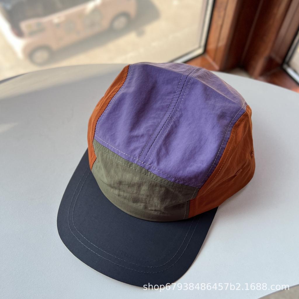 Color matching quick-drying cap men's and women's summer sun protection visor sun hat sports wind outdoor mountaineering hip-hop street