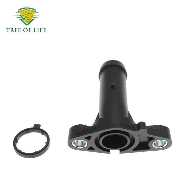 Engine Coolant Inlet Flange Cylinder Water Pipe Joint 95510643100 For Porsche Cayenne 3.6L 92A 958 9PA 957 2008-2018