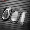 TPU Transparent Car Key Case Cover For Mercedes Benz W206 W223 C S Class S350 C200 C260 C300 S400 S450 S500 2021 2022 2023 2024